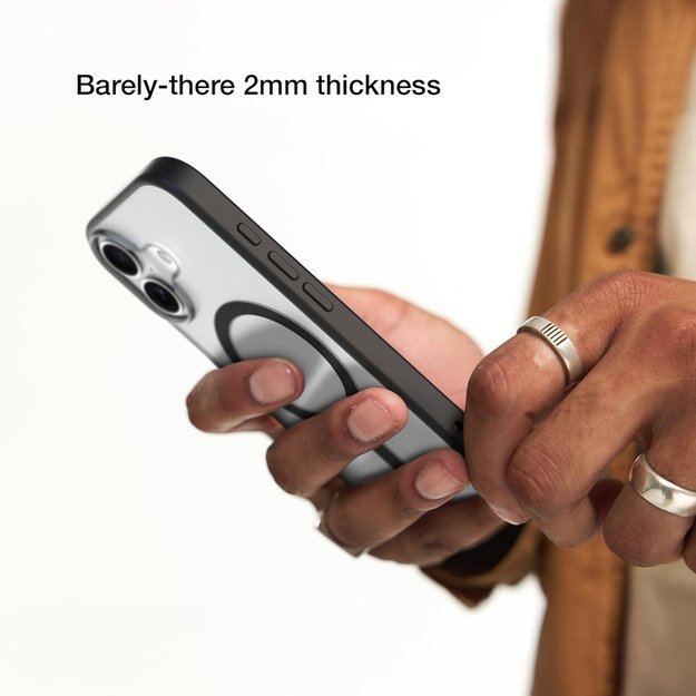 Incase Slim Case MagSafe – dėklas iPhone 16 (juodas) 6