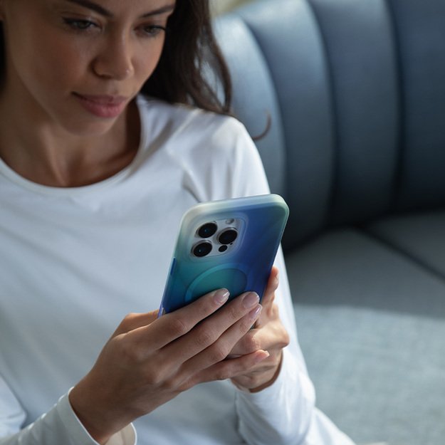 Incase Halo Case MagSafe – dėklas iPhone 16 (Tidal Ocean) 14