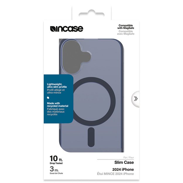 Incase Slim Case MagSafe – dėklas iPhone 16 (Deep Space Blue) 13