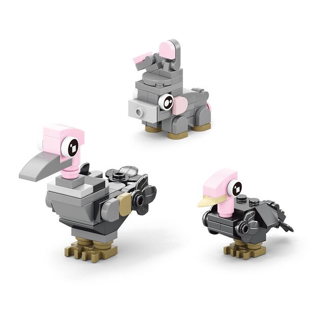 Building set farm animals 12 figures