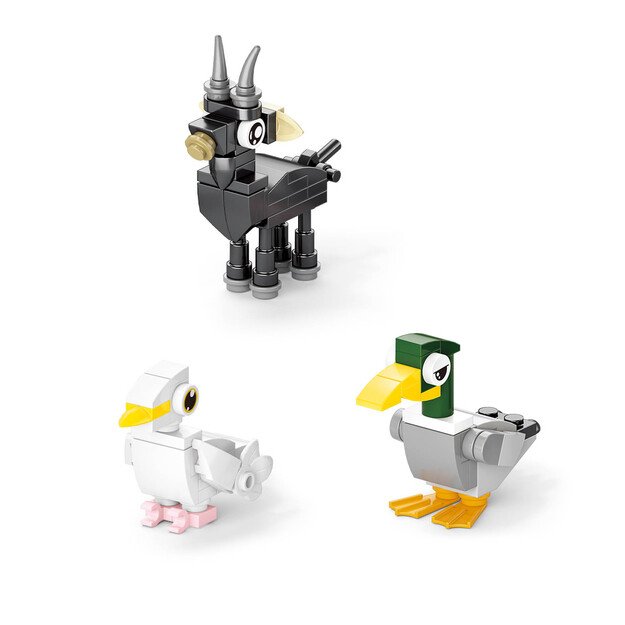 Building set farm animals 12 figures