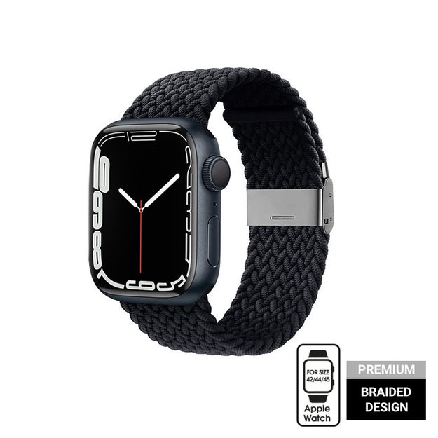 Crong Wave Band – pintas dirželis Apple Watch 44/45/46/49 mm (grafitas) 11