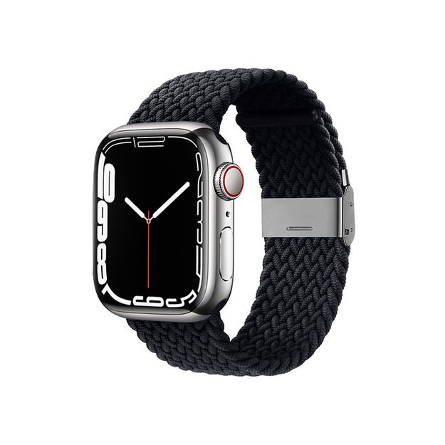 Crong Wave Band – pintas dirželis Apple Watch 44/45/46/49 mm (grafitas) 13