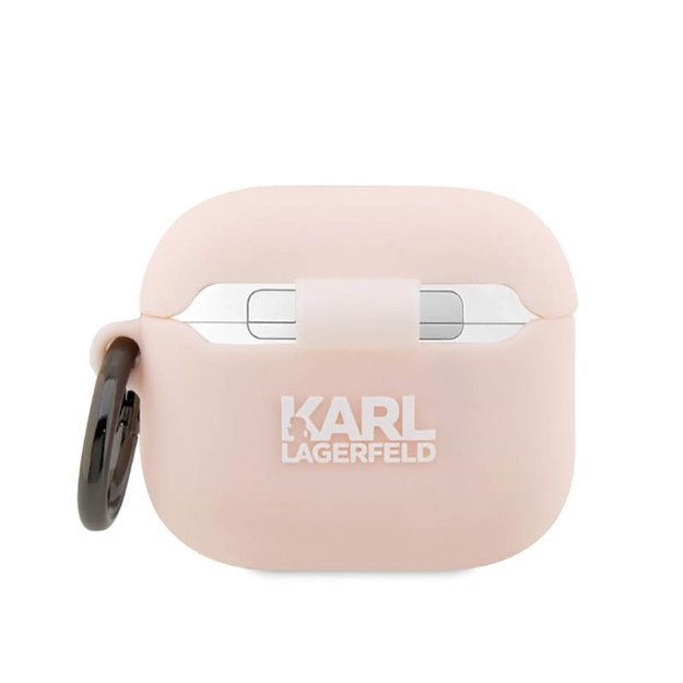 Karl Lagerfeld Silicone NFT Karl Head 3D – AirPods 3 Case (rožinis)