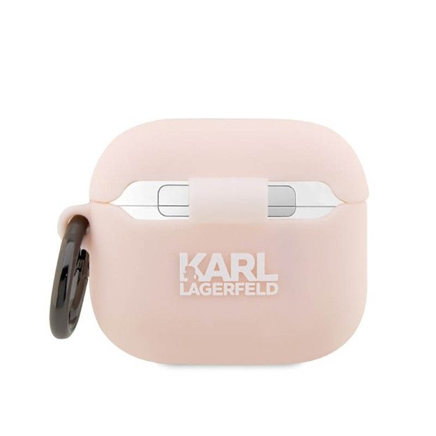 Karl Lagerfeld Silicone NFT Karl Head 3D – AirPods 3 Case (rožinis) 2