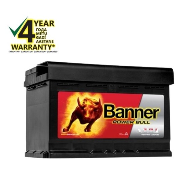 Banner 77Ah 700A 12V Power PRO akumuliatorius 278x175x190mm  