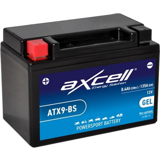 Axcell GEL 8Ah 135A +/- 12V akumuliatorius 150x87x105mm  