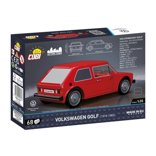 Cobi 24613 Volkswagen Golf