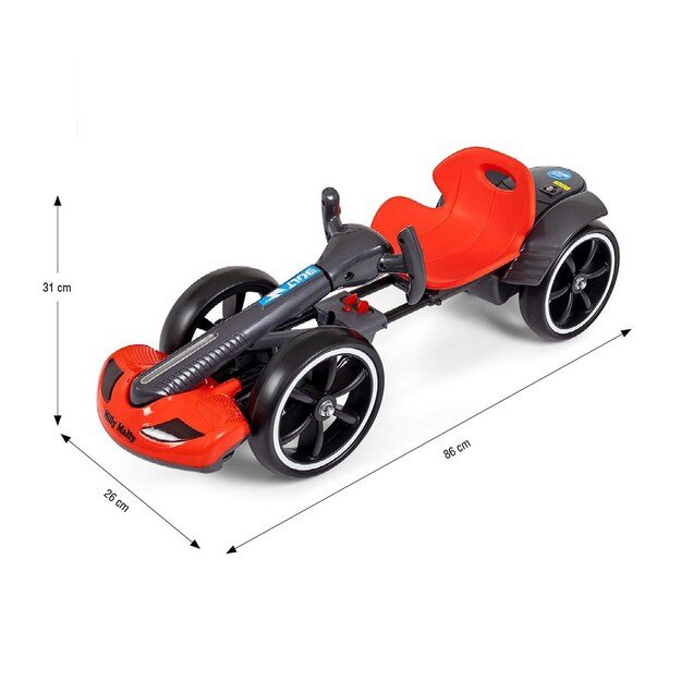 Electric go-kart GOKART BOLT Milly Mally red