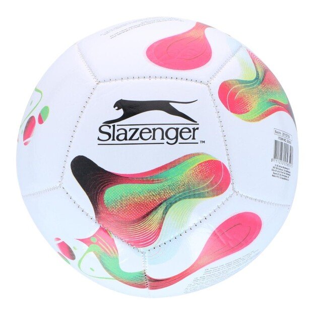 Slazenger - Mini Training Football for Kids 12 Panels Size 2 (White/Pink)