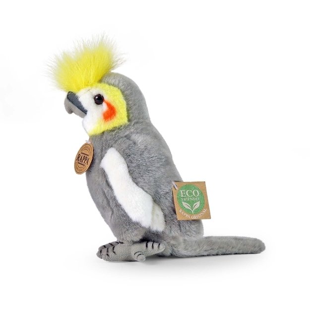Rappa - Realistic Plush Toy Cockatiel Parrot 18 cm Eco-Friendly