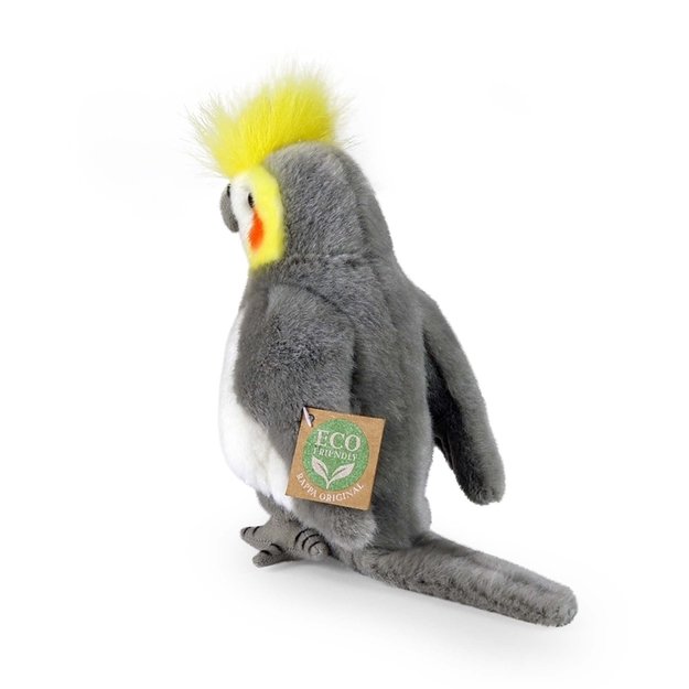 Rappa - Realistic Plush Toy Cockatiel Parrot 18 cm Eco-Friendly
