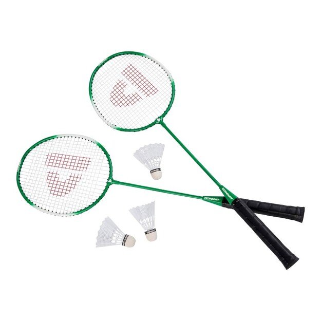 Donnay - 6-piece badminton set in a case (green)