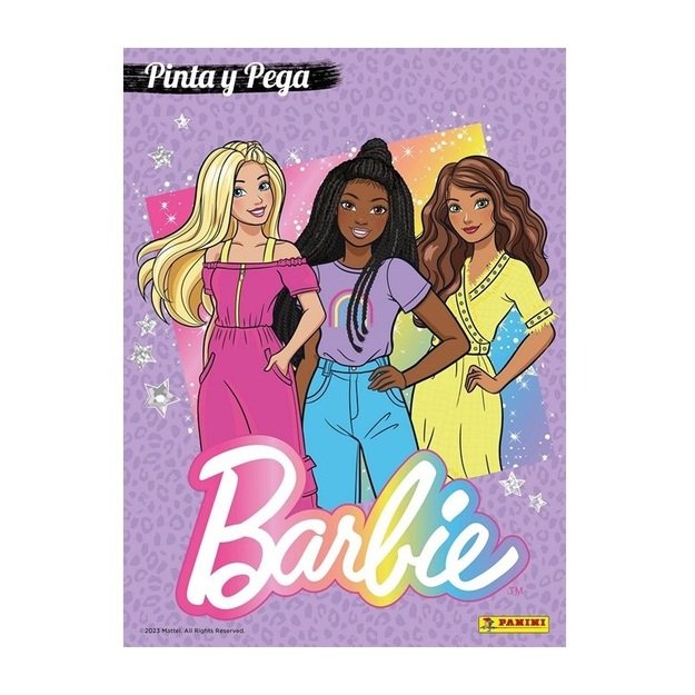 Barbie coloring book + stickers A4
