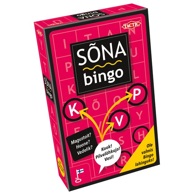 Tactic Reisim&auml;ng S&otilde;na Bingo