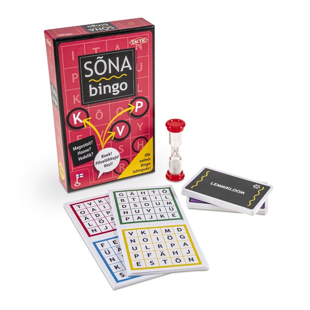 Tactic Reisim&auml;ng S&otilde;na Bingo