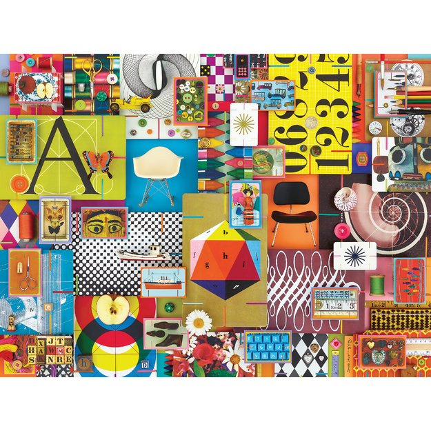 Ravensburger Puzzle 1500 pc Eames Variations