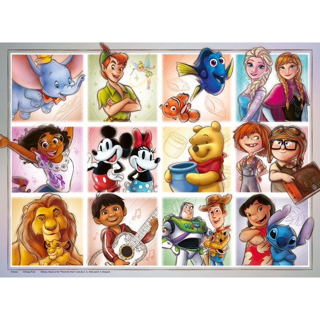 Ravensburger Puzzle 100 Pieces: Famous Disney Characters