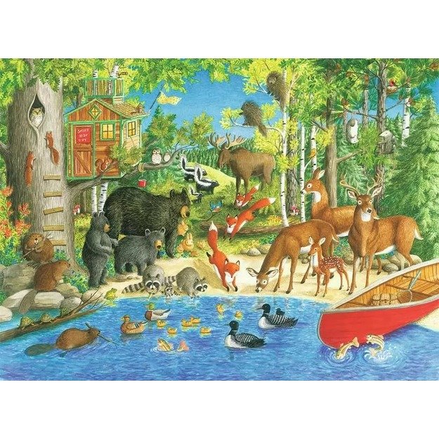 Ravensburger  Puzzle 200 pc Woodland Friends