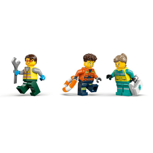LEGO City Airplane, Service Truck & Hovercraft Remix