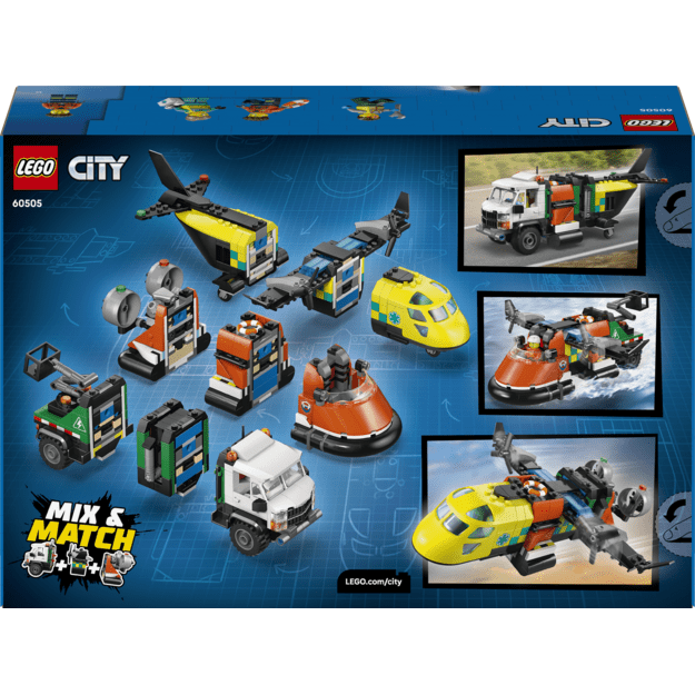 LEGO City Airplane, Service Truck & Hovercraft Remix