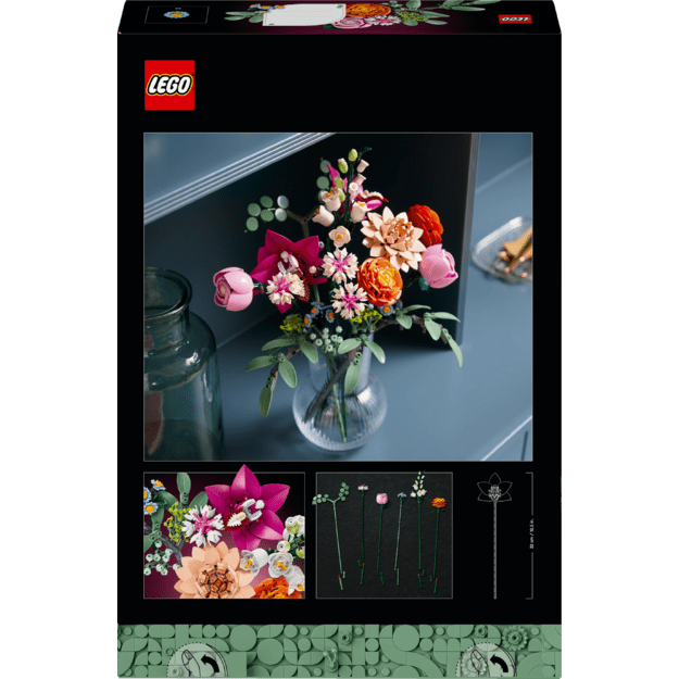 LEGO Botanicals Pretty Pink Flower Bouquet