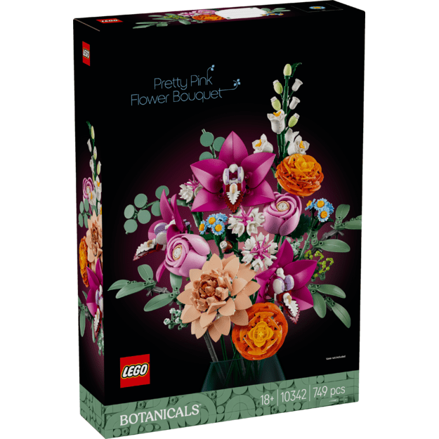 LEGO Botanicals Pretty Pink Flower Bouquet