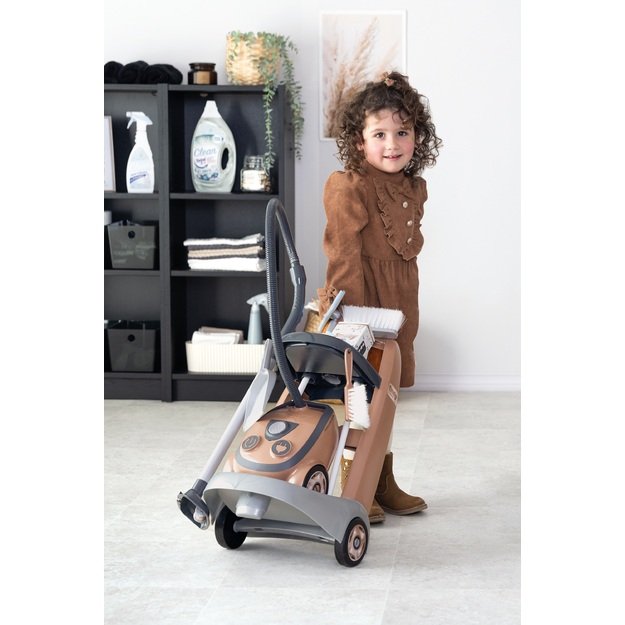 Smoby Cleaning Trolley + Vacuum Cleaner Rowenta
