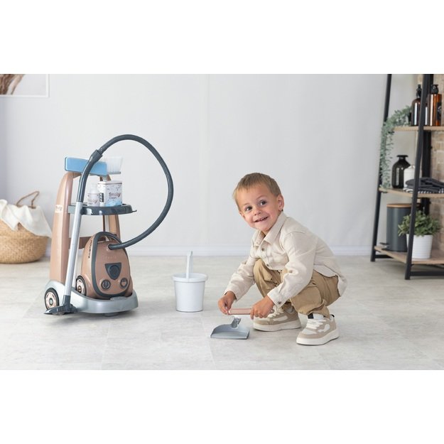 Smoby Cleaning Trolley + Vacuum Cleaner Rowenta