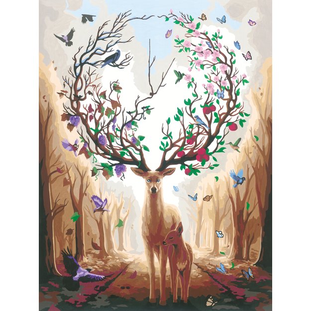 Ravensburger Paint by Number Magic Deer