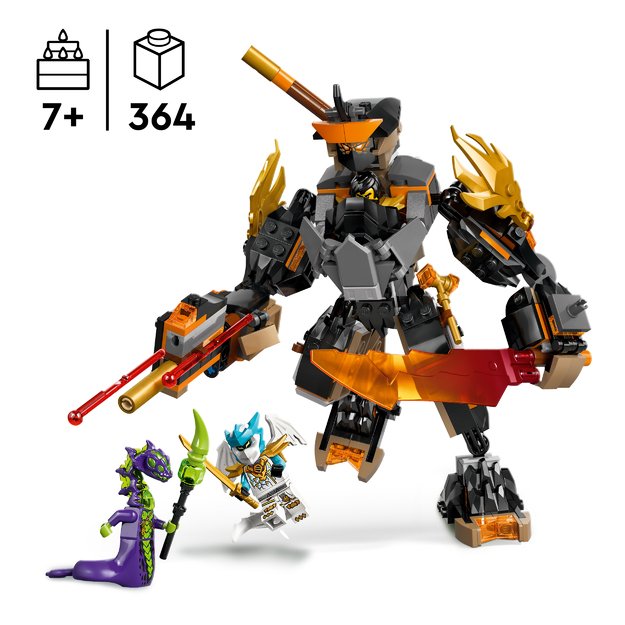LEGO Ninjago Cole s Mission Mech & Dragon Zane