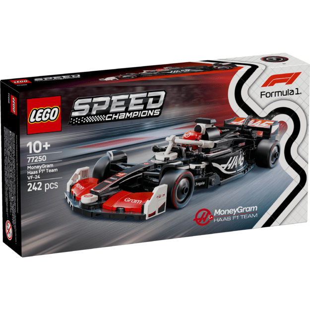 LEGO Speed Champions Moneygram HAAS F1 Team VF-24 Race Car