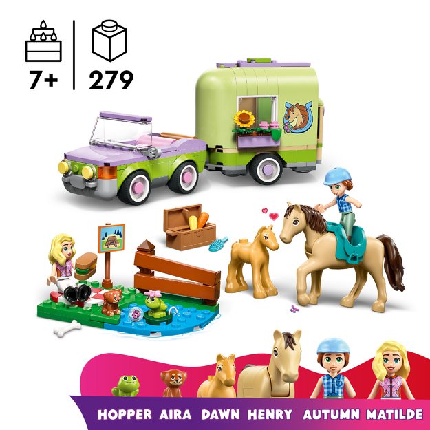 LEGO Friends Horse & Baby Foal Trailer