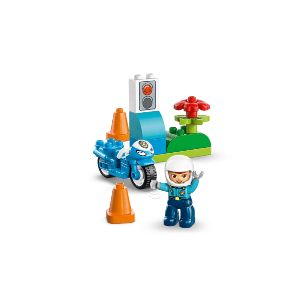  LEGO DUPLO Blue Police Motorcycle