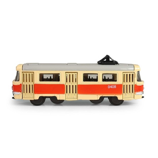 Retro metal mini tram 8,5 cm