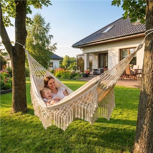 Garden beach foldable lounger Baby Mix blue and white