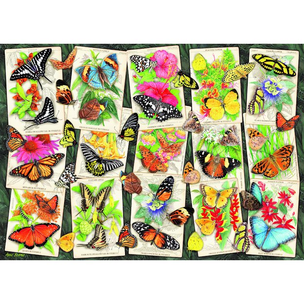 Ravensburger puzzle 1000 pieces Exotic butterflies