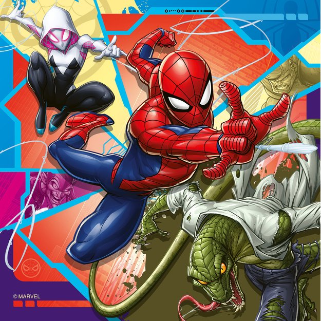 Ravensburger Puzzle 3x49 Pieces: Spider-Man