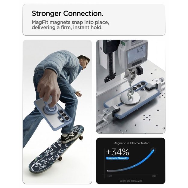 Spigen Ultra Hybrid Mag MagSafe - Case for Samsung Galaxy S26 Ultra (Light Blue)
