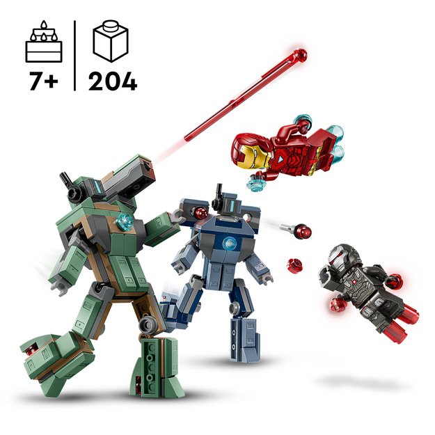LEGO Super Heroes Iron Man & War Machine vs. Hammer Drones
