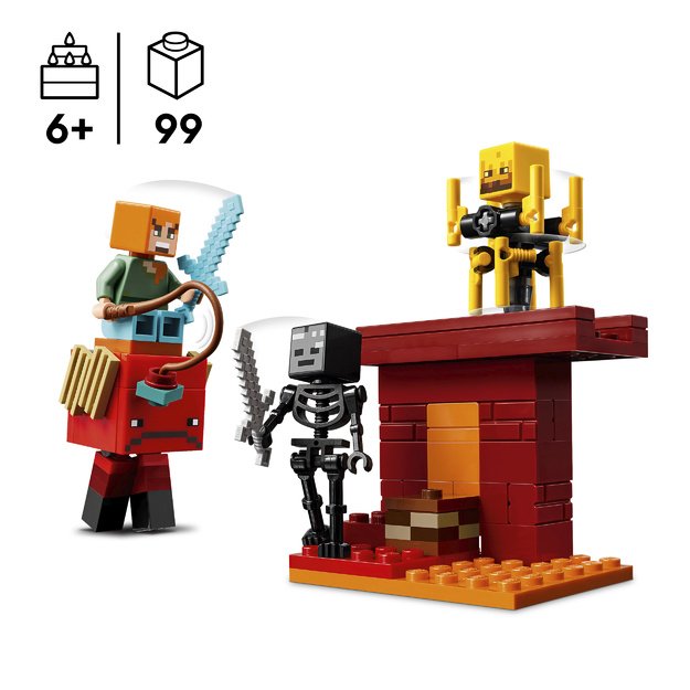 LEGO Minecraft The Nether Lava Battle