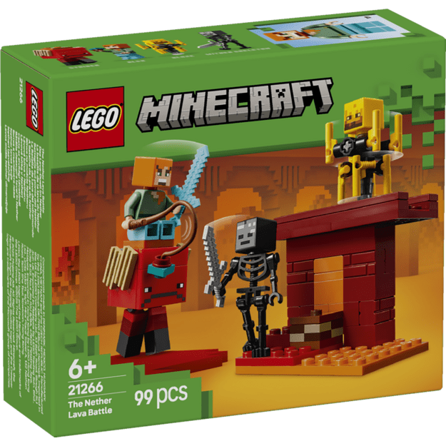 LEGO Minecraft The Nether Lava Battle
