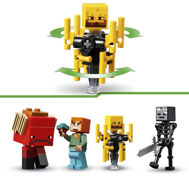 LEGO Minecraft The Nether Lava Battle