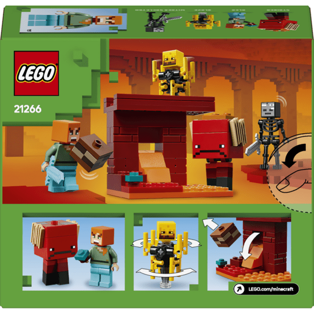 LEGO Minecraft The Nether Lava Battle