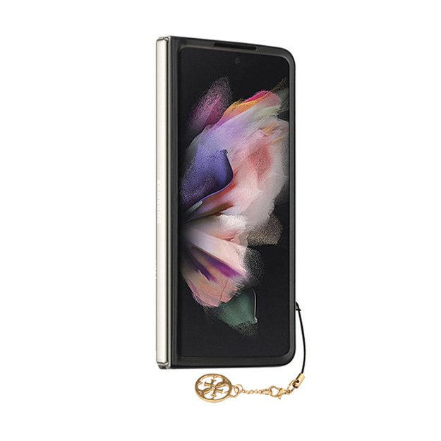 Guess 4G Charms kolekcija – dėklas, skirtas Samsung Galaxy Z Fold 5 (rudas) 12