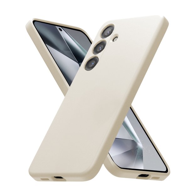 Crong Color Cover – dėklas, skirtas Samsung Galaxy S24 (smėlio spalvos)