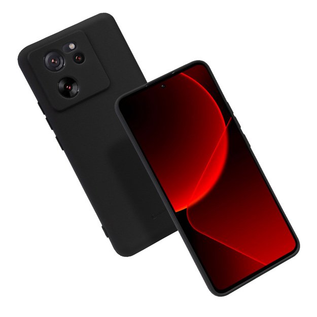 Crong Color Cover – dėklas, skirtas Xiaomi 13T/13T Pro (juodas) 10