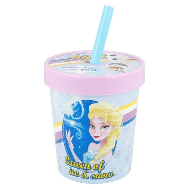 Frozen - Ice cream mug with a straw 560 ml