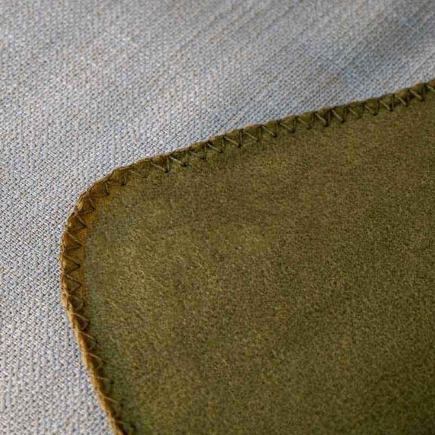Fleece antklodė 170x130 (žalia) 3
