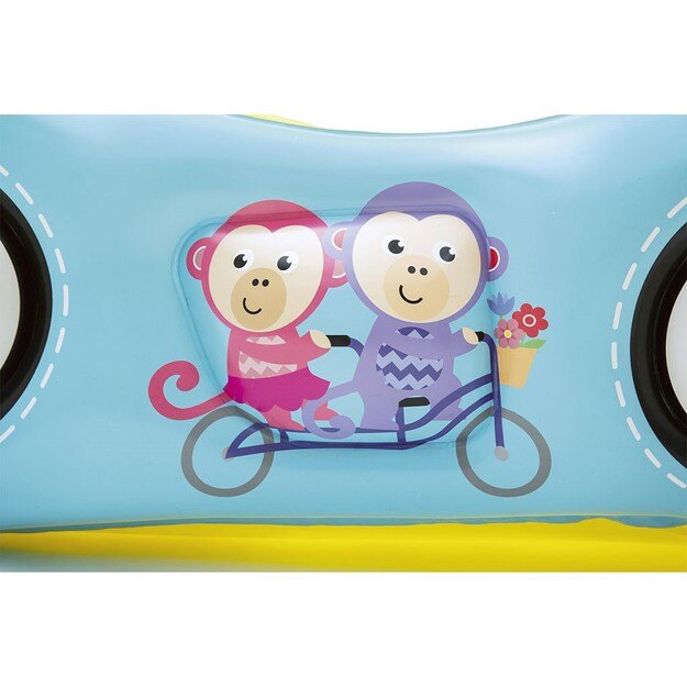 Fisher-Price pripučiamas automobilis su kamuoliukais 119x79x51 cm